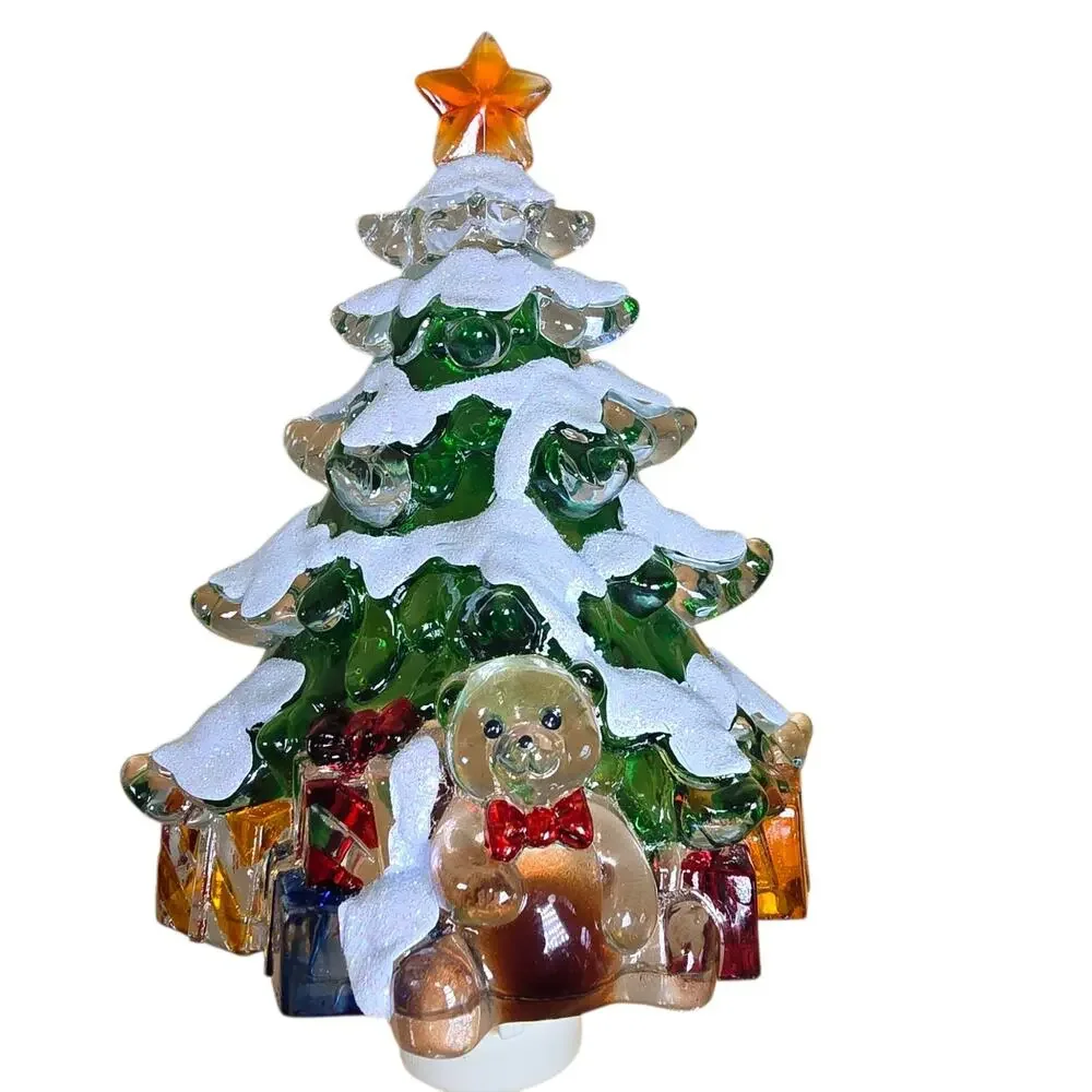 Lot of 2 Christmas night light Tree and Bath & Body Works Diffuser, LN Cond